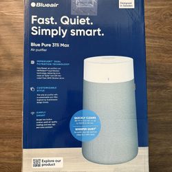 NEW Blueair Pure 311i Max HEPA Air Purifier, 1858 sq. ft. Coverage