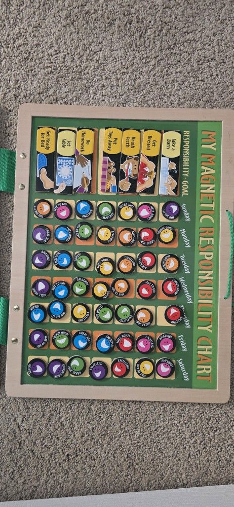 Magnetic Chart Chores Tasks Melissa And Doug