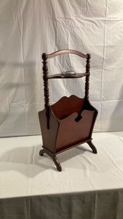 Vintage ashtray magazine holder