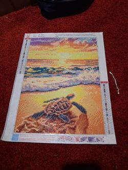 Handmade diamond dot painting