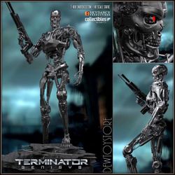 Terminator Collectible Statue Silver Fox SFCSENDO2018 T800 1:10 