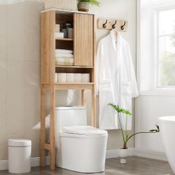 New Over The Toilet Storage Cabinet Shelf