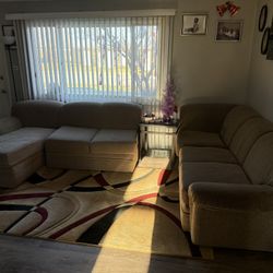 Sectional With Rug