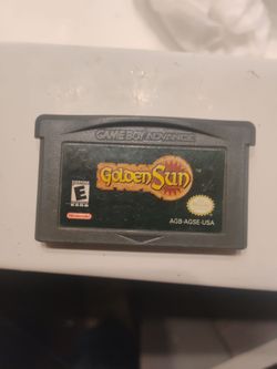 Game boy advanced golden Sun