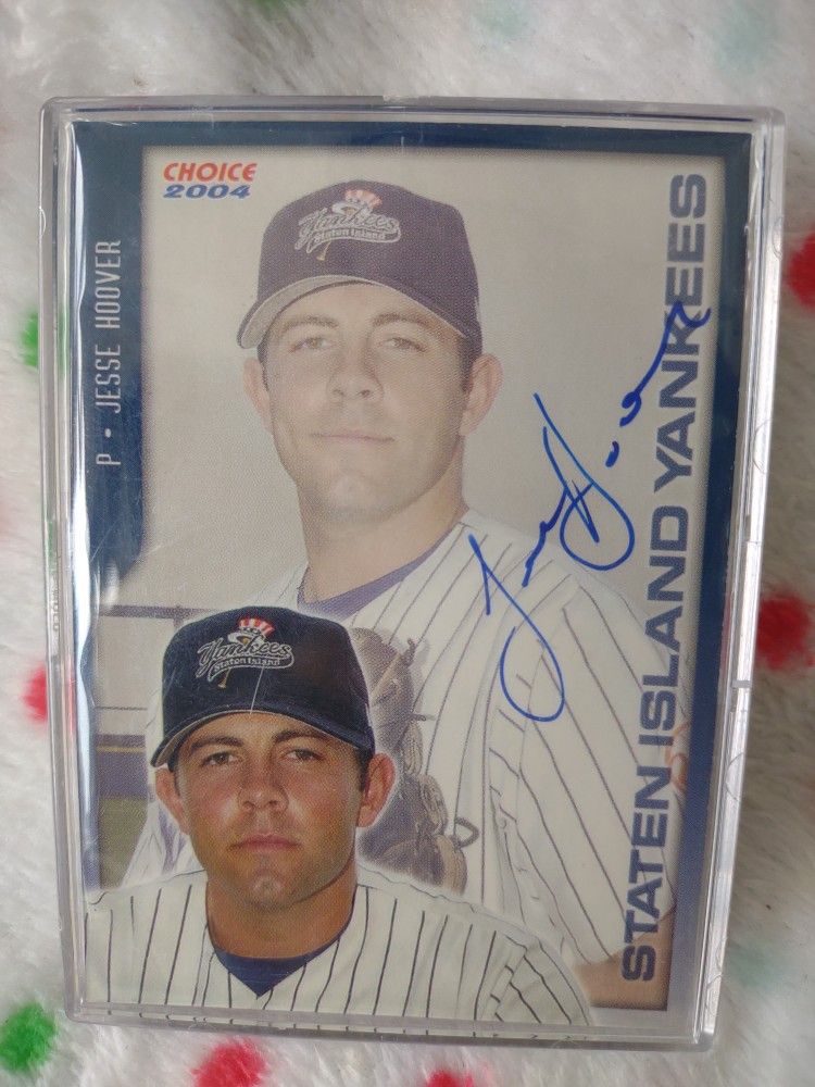 2004 Staten Island Yankees Choice #13 Jesse Hoover Wakarusa Fort Wayne Indiana