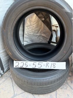 225. 55 R 18 2tires