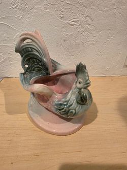 Ceramic Rooster Planter