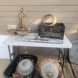 [4] Antique Chandaliers / Victorian Light Fixtures 