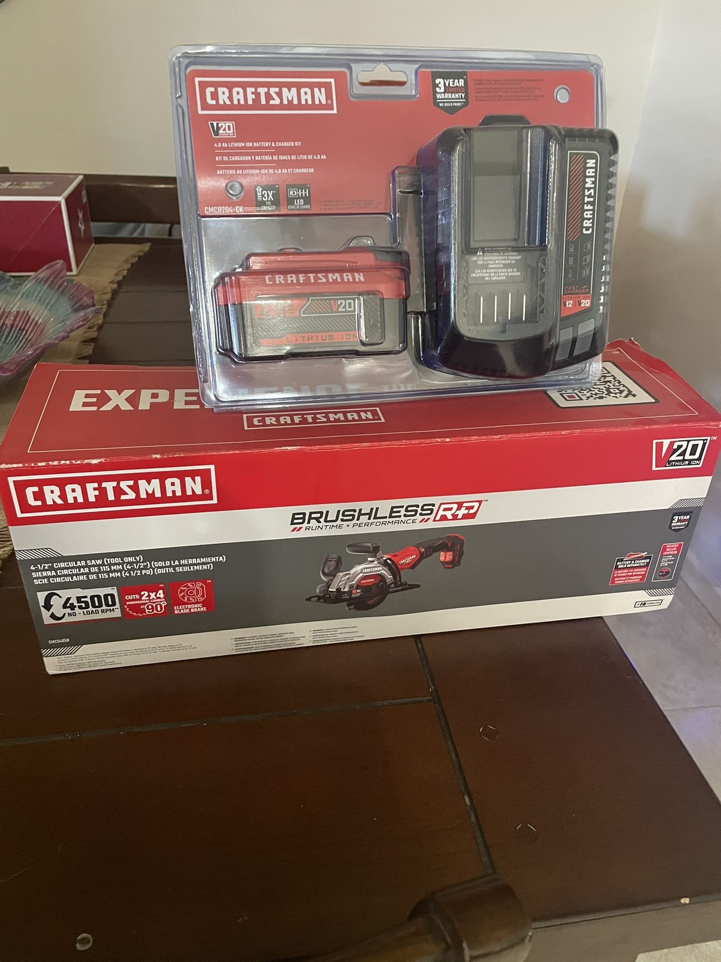 Craftsman brushless RP Circular Saw With Battery