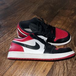 Jordan 1 Low ‘Bred toe’