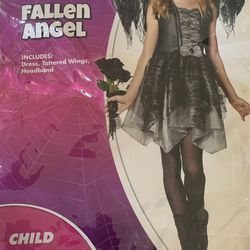 Fallen Angel Kids Costume Size L 12-14