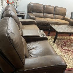 5 Seater Couch With 4 Reclining Seats