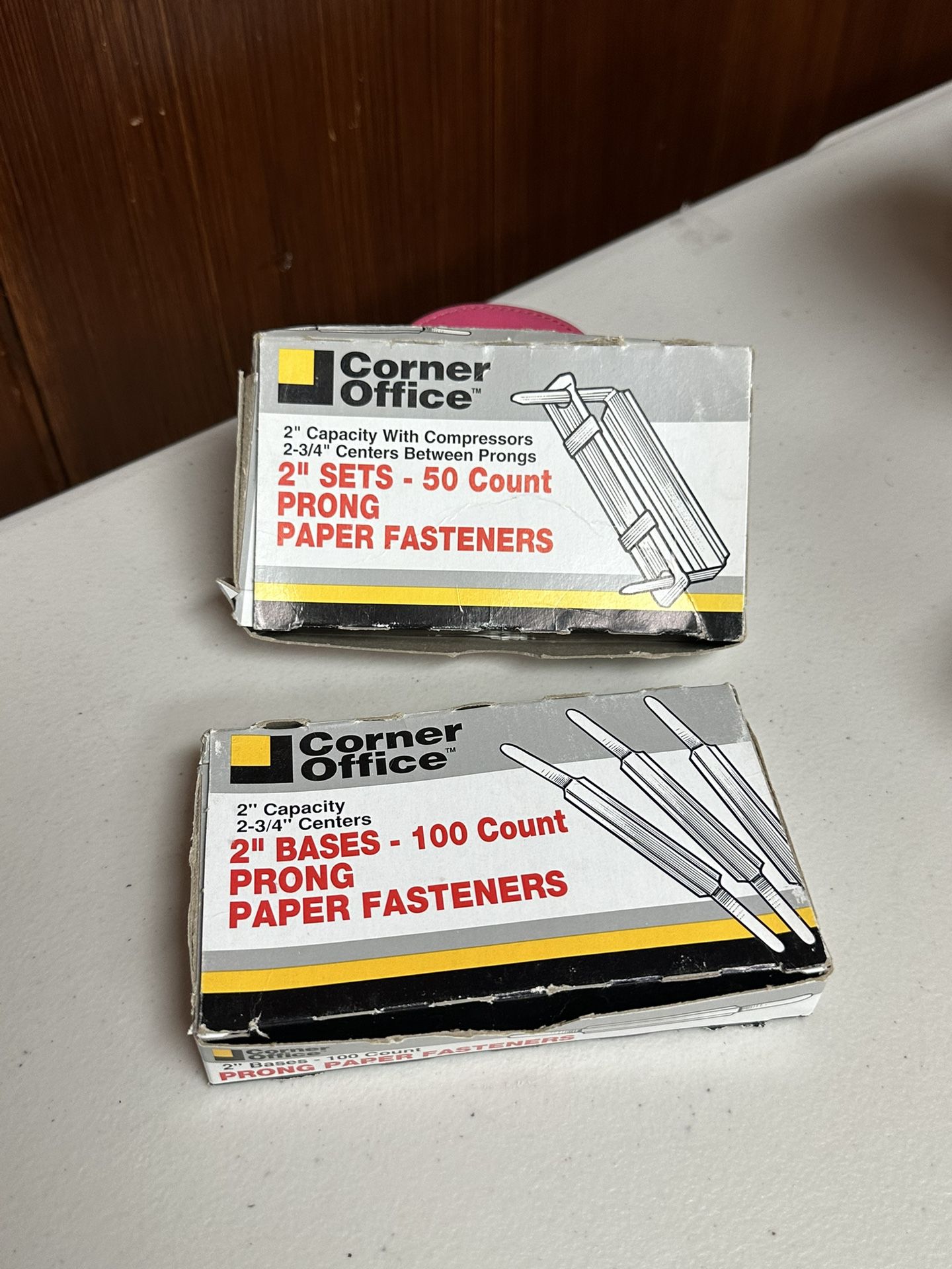 2-inch prong paper fasteners