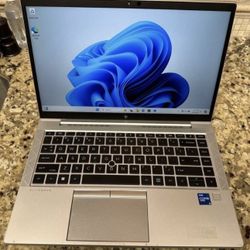 HP EliteBook Hi Speed Laptop Intel Core i7-1165G7 16 GB RAM 512 GB SSD Webcam 1080P LCD USB C Thunderbolt Wi-Fi & BT Wireless Windows 11 Professional 