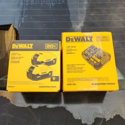 Battery Dewalt pack 2pcs charger 4amp