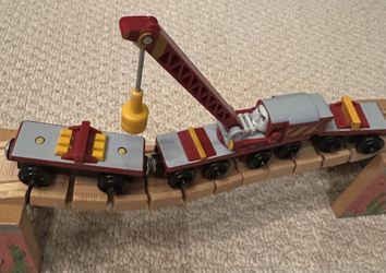 Thomas and Friends Rocky the Crane with tenders