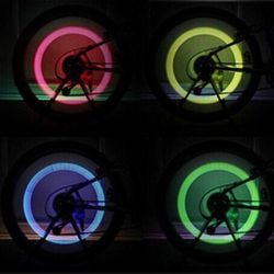 Firefly Flashing LED Tire Light TIRE Valve Stem Cap Car Bicycles Bikes SCOOTERS