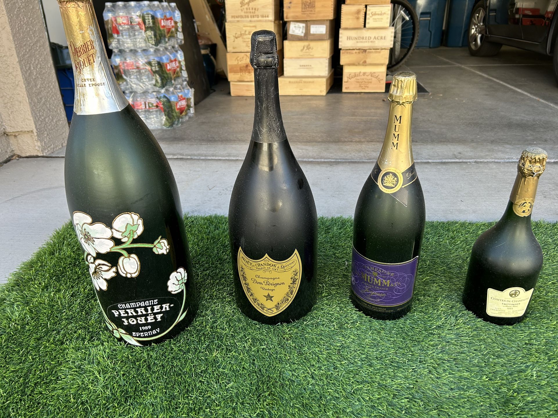 Faux Champagne Bottles - Empty