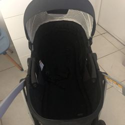 Stroller Negro Coche Moises Negro Para Be