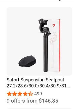 Bike seat with shockstop