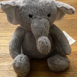 Cloud Island Plush Lovey Nursery Elephant Gray Stuffed Animal brand new