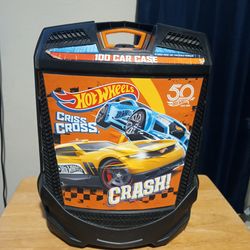 Hot Wheels Storage Case + 60 Cars Bundle