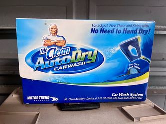 Mr Clean AUTODRY Car Wash System with starter filter.
