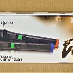 🚨 Black Friday 🚨 Professional Wireless Mic System Dual Mic Set UHF 75 Ft Range USB Receiver 🚨 Payment Options Available 🚨 No Credit Needed 🚨 