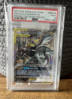 FS: PSA9 Pikachu & Zekrom GX SM168