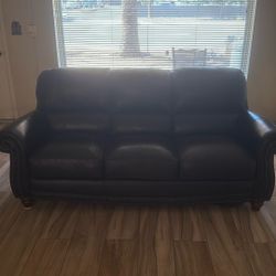 Brown Leather Couch