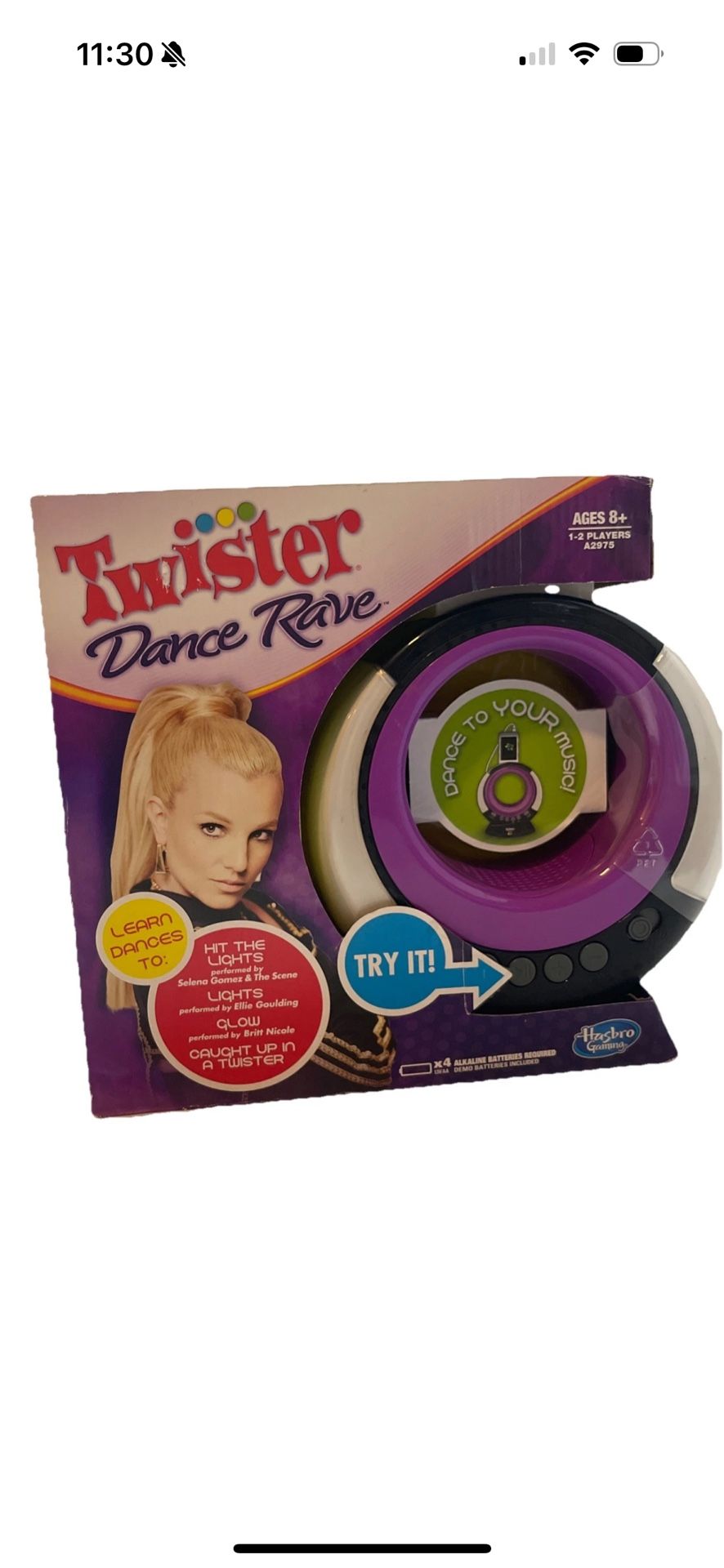 Hasbro Twister Dance Rave Value Pack Game Britney Spears Circus Party Game