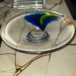 Kosta Boda Goran Warff Bullicante Art Glass Bowl