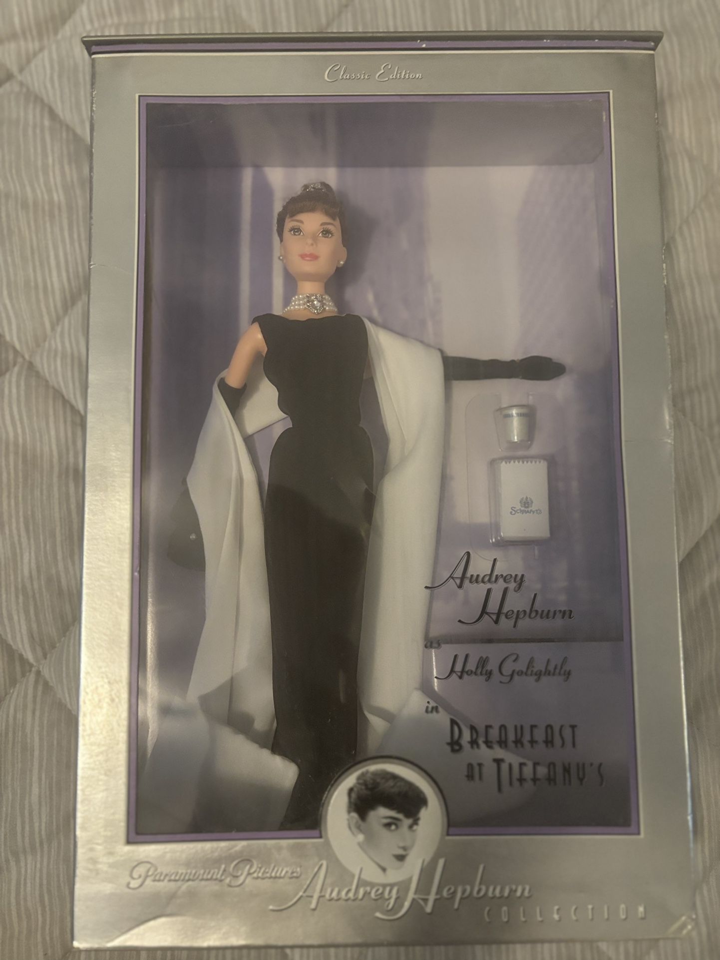 Audrey Hepburn Barbie – Breakfast at Tiffany’s Classic Edition (Never Opened)