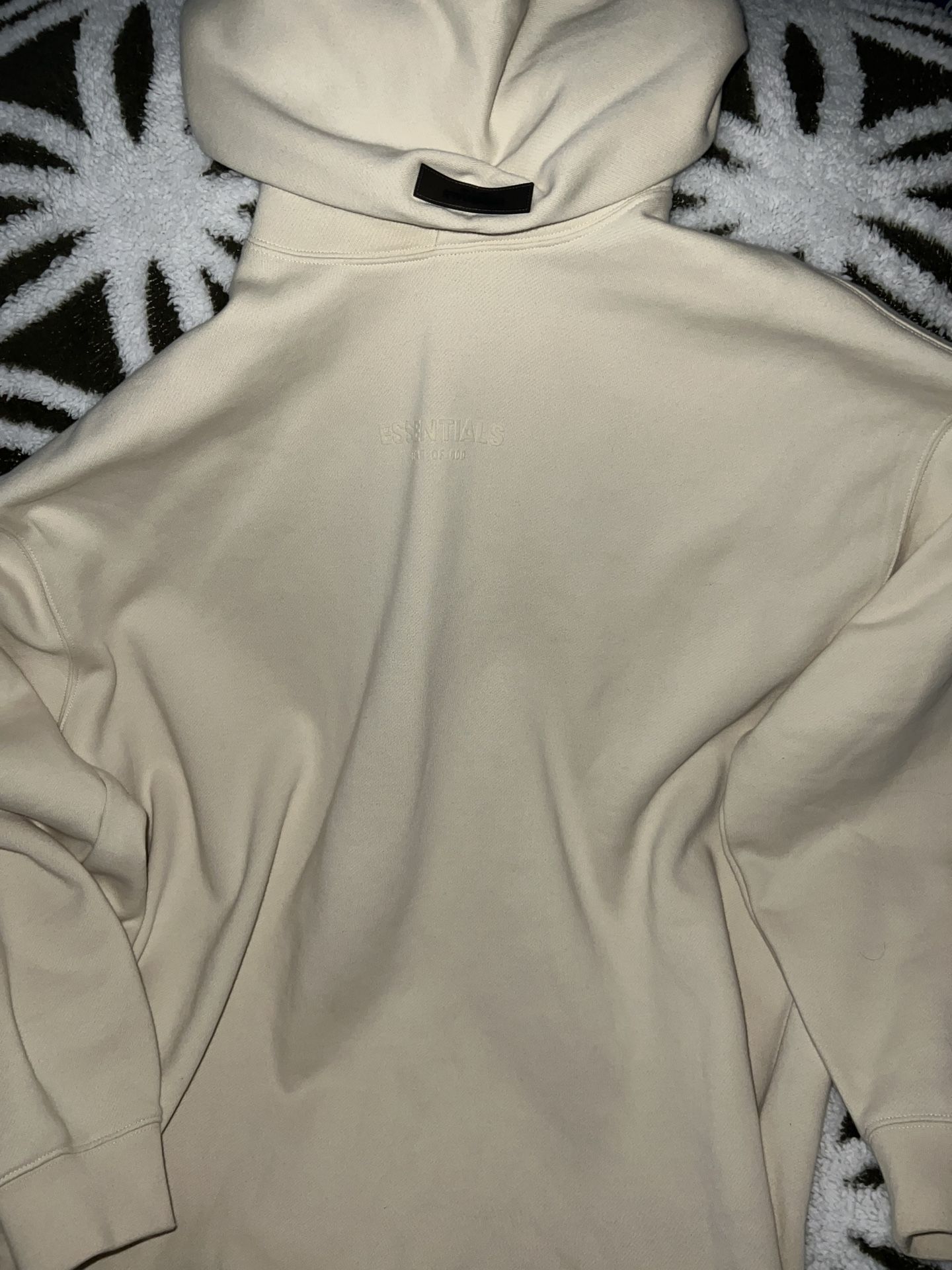 essentials hoodie cloud dancer