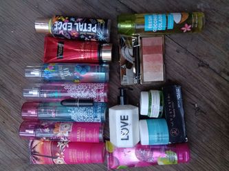 Victoria secret body sprays and lotions ,ext.