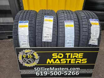 4 NEW TIRES Goodyear Assurance All-Season Tires 205/55R16 β Set of 4 INSTALLED AND BALANCED $400 plus tax