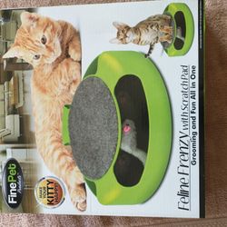 Cat Toy And Scratch Pad 