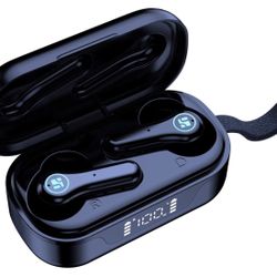 True Wireless Earbuds with 2 Mic CVC 8.0 Noise Reduction IPX8 Waterproof