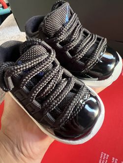 Baby Jordan 11 Retro Low “black Varsity Royal ”