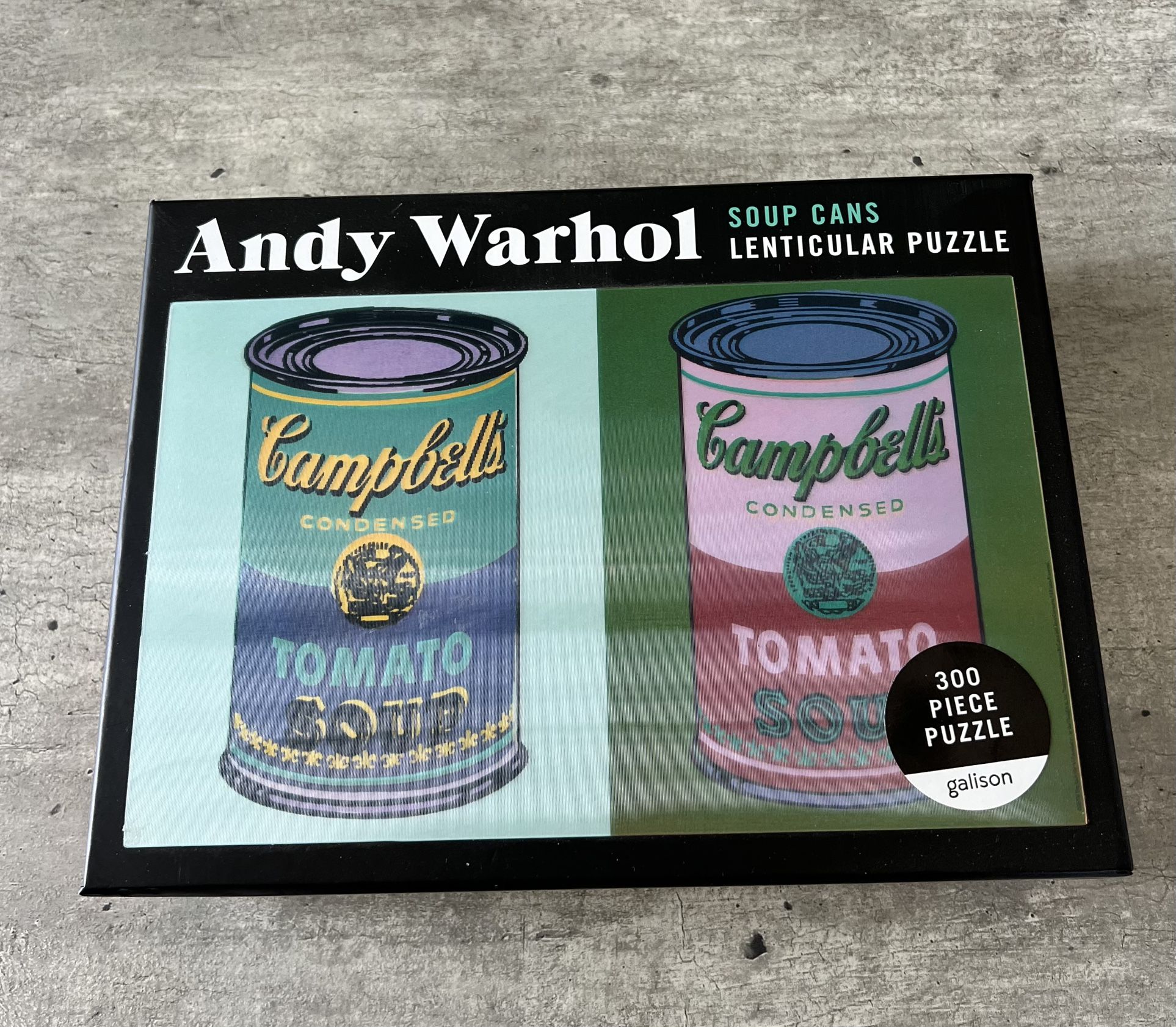 Andy Warhol Soup Cans Lenticular Puzzle