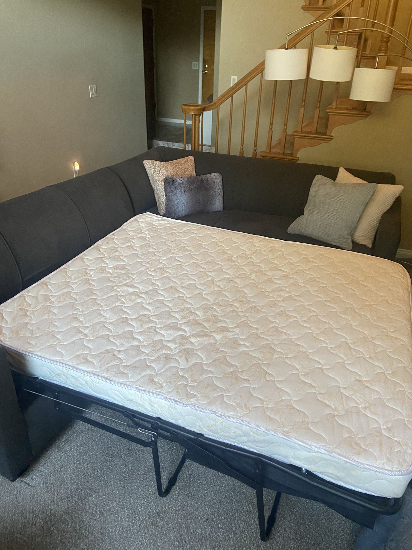 Grey Sleeper Sofa