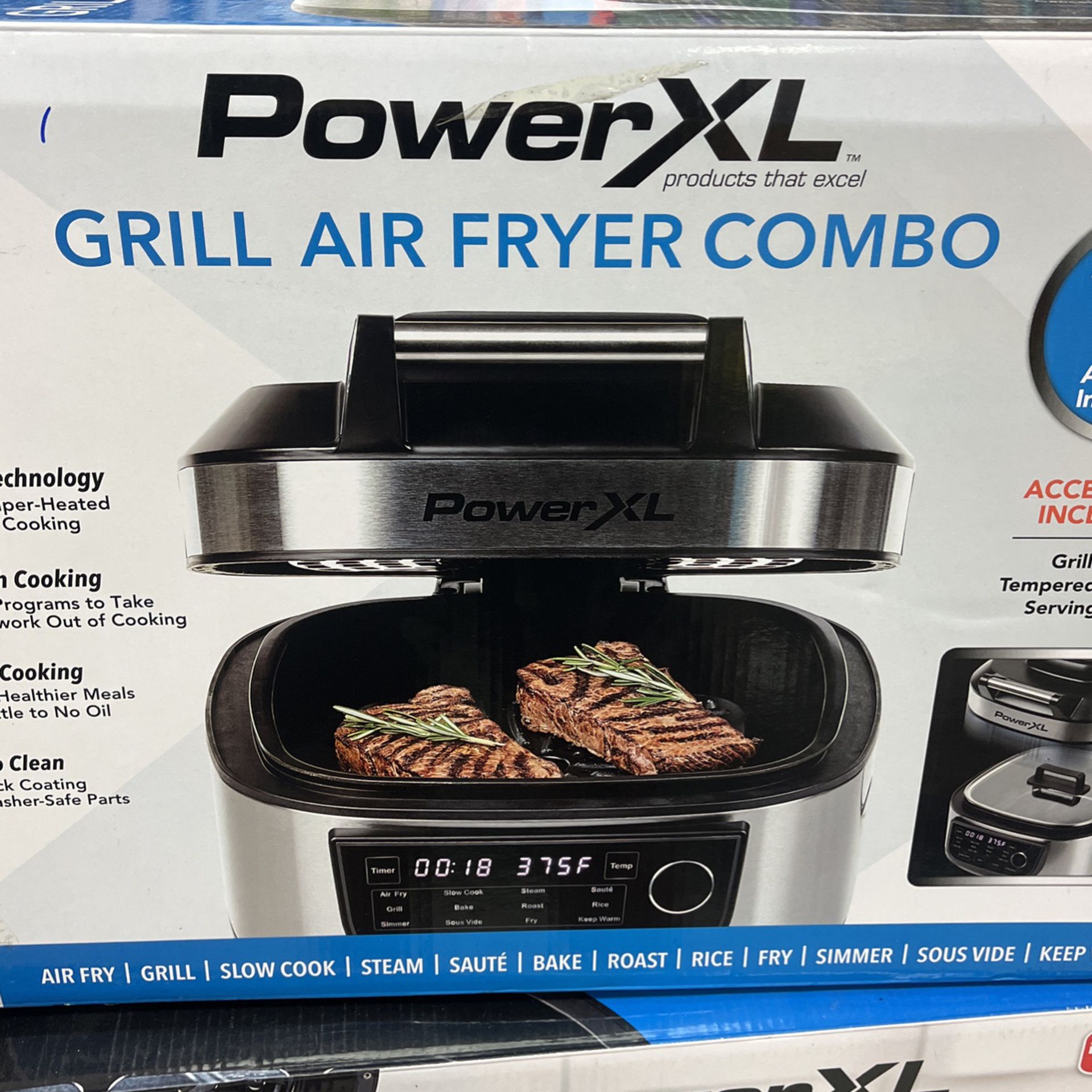 Power XL Grill Air Fryer Combo for Sale in Los Angeles, CA - OfferUp
