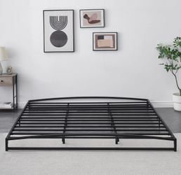 King Size Heavy Duty Metal Platform Low Profile 6 inch.