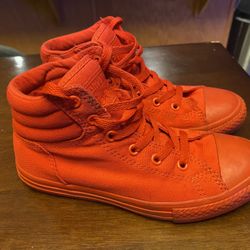 Youth Red Converse Size 3