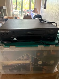 VHS player and movies