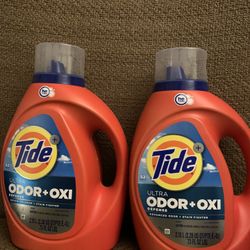 Tide Ultra Odor & Oxi Liquid Detergent 52 Loads Lot Of 2