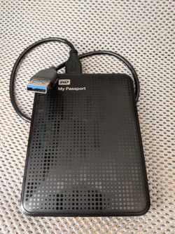 1TB Western Digital WD My Passport External Portable Hard Drive