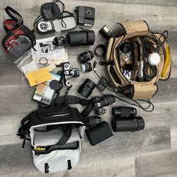 Nikon cameras and gear make offer
