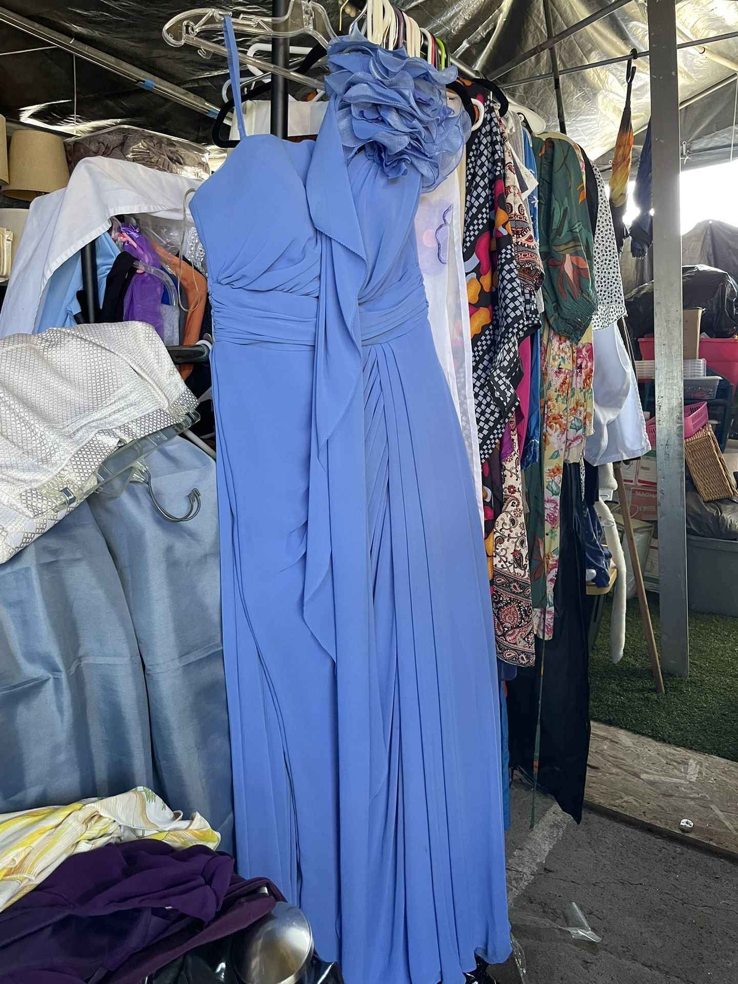 ELEGANT BLUE DRESS SIZE M