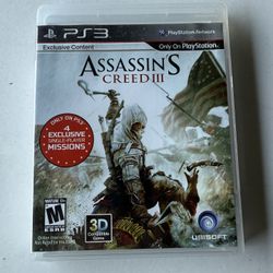 Assassin’s Creed III PS3